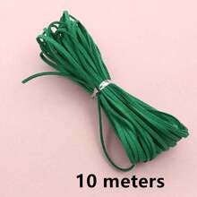 10m 2.5mm 扁平仿麂皮編織繩，韓式天鵝絨皮革繩，DIY項鍊珠寶製作材料 - rope cords - 查看 23