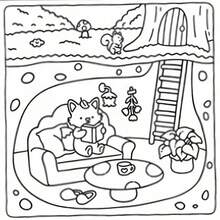 Libro de colorear de 24 páginas con historias lindas, audaces y fáciles, libro de colorear de historias lindas, audaz y simple, historias esponjosas, regalo ideal para el Día de San Valentín, Día de la Madre, Navidad, Halloween, regalo para familiares y amigos, libro de colorear para adultos - 7,87*7,87 pulgadas - Ver 6