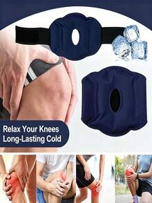 Reusable Knee Ice Packs, Adjustable Hot And Cold Knee Braces - Multicolor - View 7