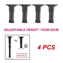 1 Set Adjustable Bed Frame Support Legs, Extra Strong Support Legs, Suitable For Bed Frame Center Board, Durable Furniture Legs, Height Adjustable, Suitable For Large Beds, Sofas, Tables, Cabinets. - Multicolor - View 12