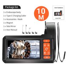 Endoskop Industri Definisi Tinggi 4,3 Inci, Inspeksi Silinder Mobil, Kamera Deteksi Pipa Saluran Pembuangan - lensa tunggal 8mm - View 8