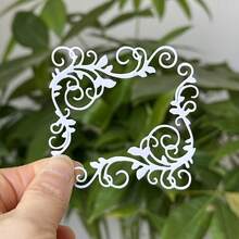 1pc Leaf Corner Metal Cutting Die Template, Suitable For Scrapbooking, Photo Albums, Decorative Embossing And Handmade Paper Craft Card Making - Leaf - View 11