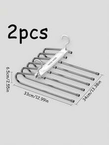 1pc Foldable Pant Rack - Efficient Wardrobe Storage & Organization, Suitable For Jeans, Leggings And Trousers, Ideal For Commercial Use In Shopping Malls And Retail Stores - Multicolor - View 16