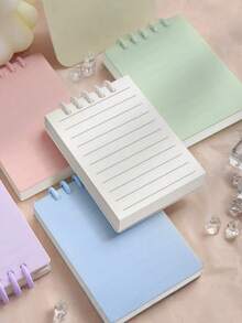 One Flip-Page Loose-Leaf Notebook With Removable Top-Opening Mesh. Suitable For: Error Correction Notebook, Memo Book, Planner, Journal, Color Notebook, Exercise Book, Back-To-School Season, Stationery, Holiday Gifts, Composition Notebook, And School Use. - Multicolor - View 4
