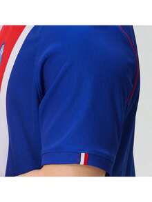 Nike Men's Sports T-Shirt & Tank Top PSG M NK DF JSY SS STAD HM2026 Summer New Men's Red And Blue Color Block Football Short Sleeve Jersey II1885-417 - White/University Red/Old Royal Blue - View 4