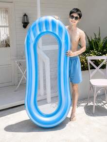 Adult Pool Floating Bed, Inflatable Hammock Floating Chair, Inflatable Pool Sofa Bed, Full Body Immersion Lounging, Suitable For Relaxing In The Pool - Multicolor - View 6