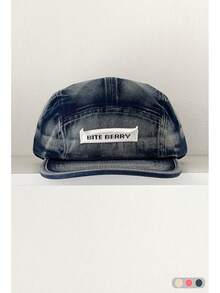 1pc New Washed Tie-Dye American Vintage Short Brim Workwear Baseball Cap, Casual Versatile 5-Panel Streetwear Skateboard Hip-Hop Baseball Cap For Men And Women, Spring/Summer New - Gradient Label - View 14