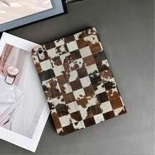 1件裝牛紋格紋平板保護殼，附筆槽，相容 iPad 10代 Smart Case/Air 13(M3 2025)/Air 11/11(A16 2025)，相容 Oppo Pad、 Matepad、Vivo Pad、Honor Pad、Xiaoxin Pad - 彩色 - 查看 6