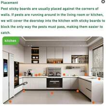 20 Pack Pest Trap Boards, Strong Sticky Trap Pad And Boards For Multi Pests Glu - A - View 4
