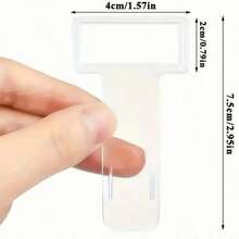 Universal Car Fixed Clip, Parking Ticket Holder & Front Windshield Sticker Clip Dual Use, Adhesive Car Storage Organizer, Comes With Strong Double-Sided Tape, Can Be Fixed On Dashboard, Car Door Interior, Windshield - Car Self-adhesive Card - View 7