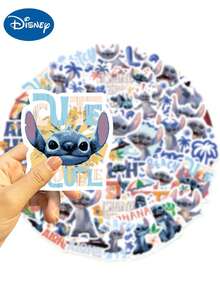 Disney 62入「莉洛與史迪奇系列」官方授權貼紙 - 50pcsBeach - 查看 6