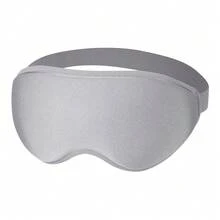 1pc 3D Sleep Mask, New Lightweight 100% Blackout Comfortable Sleep Mask - Unisex, Zero Eye Pressure 3D Deep Contour Eye Mask Effectively Relieves Eye Fatigue/Protects Eyelashes And Makeup, Adjustable Strap Size Fits Different Head Shapes Universal Sleep Mask, Suitable For Party Blindfold Games, Yoga, Meditation, Travel Rest, Office/School Nap, Bedroom Sleep, For Light Sleepers, Ideal Gift For Sleepers - Grey - View 12