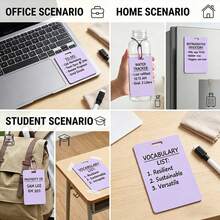 Random 1/2/3/4pcs Erasable Badge Notebook, Pocket Size Horizontal Whiteboard Memo Pad, Suitable For Home, Office, School, Hospital, Fit For Men, Women, Teachers, Nurses To Record Reminders, Random Color - Multicolor - View 9