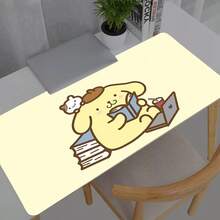 1入 Sanrio Pompompurin 可愛耐用電競滑鼠墊/桌墊，防滑，適用於辦公室、學校與居家裝飾，趣味設計，可水洗 - 222 - 查看 3