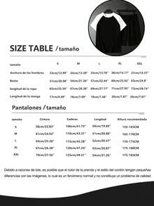 Conjunto Hombre Camiseta y Shorts Casual Oversize Streetwear Urbano Holgado Outfit Verano Manga Corta - Blanco y Negro - Ver 3