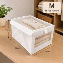 Dorm Foldable Portable Storage Box, Dust-Proof Clothes And Quilt Organizer, Spring-Loaded Household Storage Container - Convenient And Space-Saving, Perfect For Bed Sheets, Spring Clothing And Quilt Storage, Outdoor Patio Storage, Back To School Season - Multicolor - View 16