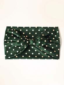 1pc Women's Polka Dot Outdoor Casual Sports Extra Wide Bow Headband - Multicolor - View 13