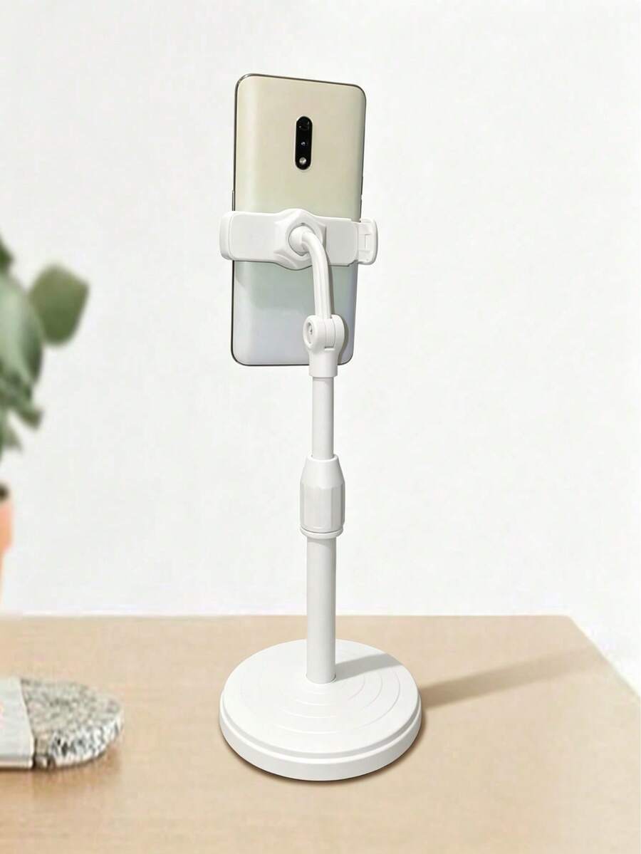 Ultra Heavy Duty Phone Stand - Slouchy Stand For Streamers, Height Adjustable Phone Live Streaming Stand, Portable Desktop Camera Stand, Suitable For Slouchy People And TV Shows, Multi-Functional Phone Stand With Weighted Base, Universal Free Height Adjustable Stand, Also Suitable For Daily Browsing - ABS Material, Multiple Colors, Telescopic Adjustable, Other Styles Available - Heavy Payment - View 1