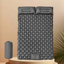 Double Inflatable Sleeping Pad Air Mattress, Fast Automatic Inflation, Outdoor Camping Foot Pump Air Mattress, Portable TPU Moisture-Proof Mat, Camping Tent Inflatable Pad With Built-In Pneumatic Pump - Multicolor - View 10