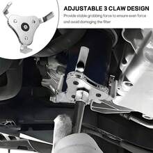 1pc Adjustable Oil Filter Wrench, 3-Jaw Adjustable Filter Removal Tool, Suitable For 2-Inch To 4.5-Inch Diameter Filters! - Oil Filter Wrench - View 9