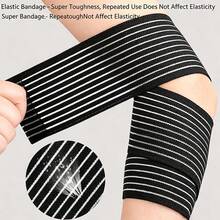 1pc Adjustable Multifunctional Sports Bandage, Self-Adhesive Compression High Elastic Bandage, Ankle And Wrist Support, Self-Adhesive Elbow And Knee Support - Multicolor - View 5