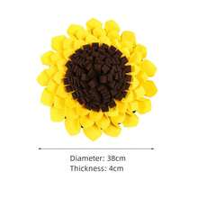 Alfombra de olfateo para mascotas, manta de entrenamiento, alfombra de olfateo con girasol para perros, juguete de rompecabezas para aliviar el estrés de los perros, alfombra de forrajeo nasal para mascotas - Multicolor - Ver 5