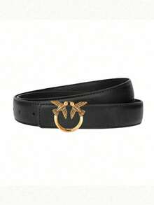 Ceinture pour femmes, ceinture de taille décorative minimaliste et polyvalente à la mode pour jeans et jupes - Multicolore - Voir 3