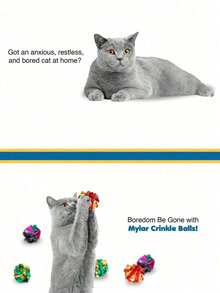 5/10/30/50pcs Crinkle Cat Balls, Colorful Cat Ball Toys, Chasing And Pouncing Toys, Film Crinkle Balls, Lightweight Cat Toys, Creative Photo Props, Helps Pets Stay Active And Healthy, Can Be Used As Holiday Decorations, Suitable For Indoor Home Use - Multicolor - View 6