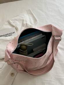 Women's Large Tote Bag, New Fashion Design Shoulder Bag With Premium Texture, Stylish Tote - Multicolor - View 4