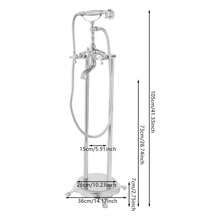 Freestanding Bathtub Faucet, Floor-Mounted Tub Filler, Bathtub Faucet - A - View 10