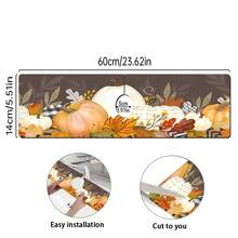 1pc Autumn Harvest Pumpkin Festival Sink Faucet Drain Mat, Table Mat, Bathroom Diatomaceous Earth Absorbent Mat, Home Countertop Non-Slip Anti-Mold Mat - Multicolor - View 11