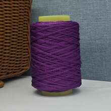 Benang Rajut Buatan Tangan DIY 3mm 150g Poliester Warna Polos - Beraneka warna - View 13