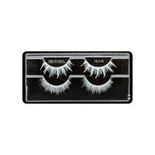 Pestaas Postizas Blancas Para Halloween, Extensiones De Pestaas Superiores E Inferiores Blancas Para Cosplay, Maquillaje, De Mscaras, 1 Juego Blanco Hl018 - Blanco - Ver 1