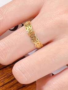 1pc Beautiful Ring, Suitable For Women To Wear, Suitable For Wedding, Engagement, Anniversary Party, Valentine's Day Gift - 2# - View 4