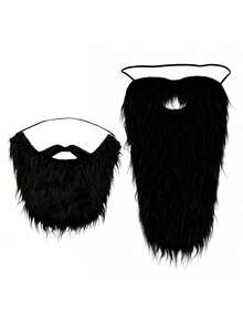 1pc/2pcs Long Natural-Looking Beard Mask, Great For Halloween, Christmas Costume Party Makeup, Cosplay - Multicolor - View 15
