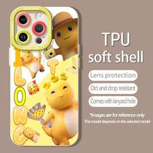 Diversión veraniega en Bailong amarillofunda de teléfono Fundas compatibles con ,Apple,VIVO,OPPO,,, y Honor.Fabricadas en silicona TPU,ofrecen protección contra golpes y caídas. - Blanco - Ver 5