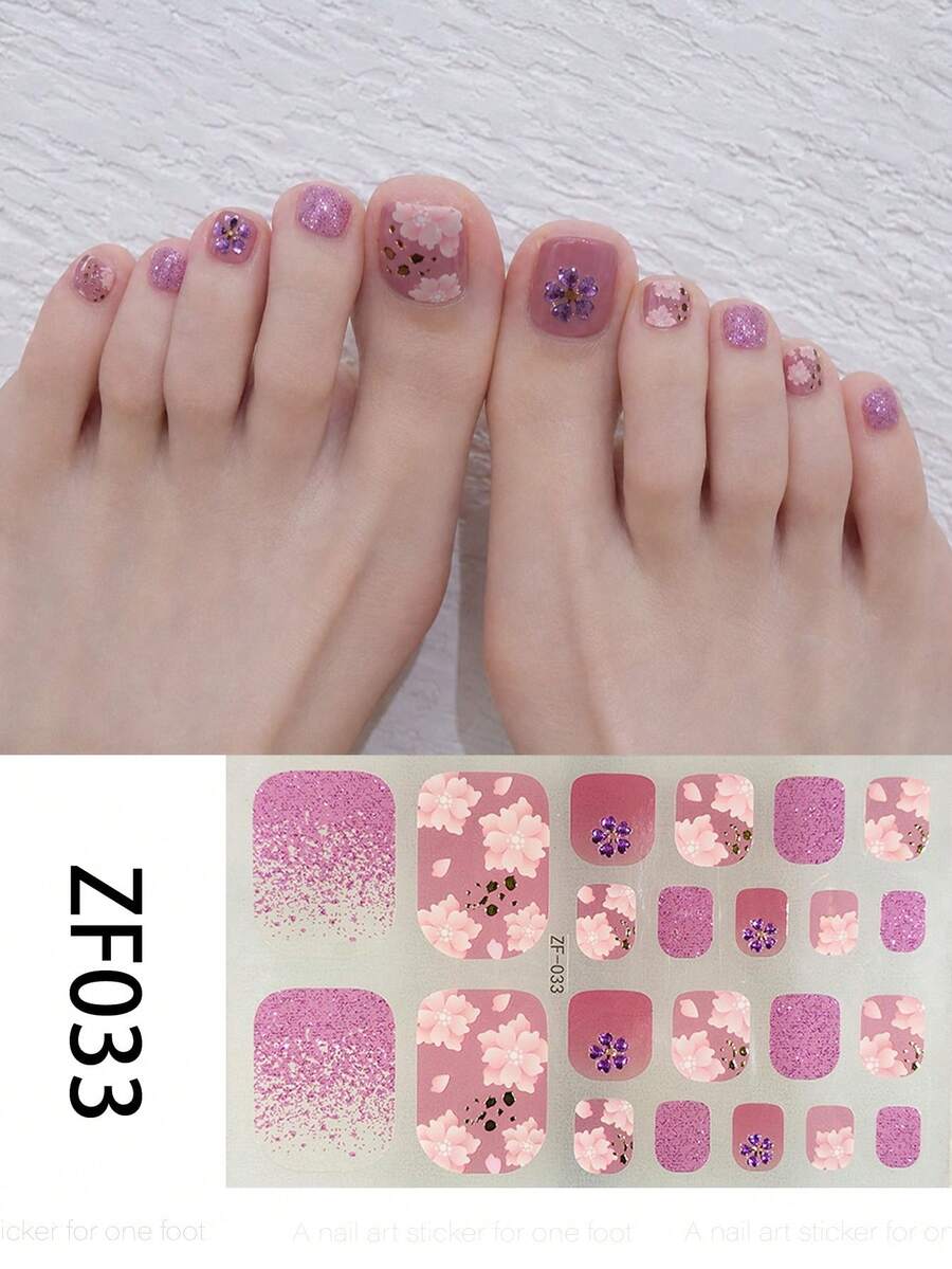 1 Lembar Stiker Kuku Kaki Bertema Musim Panas yang Manis dan Lembut, Menutupi Seluruh Kuku. Menampilkan desain merah muda koral yang dihi accented dengan berbagai pola bunga, stiker ini adalah pilihan sempurna untuk liburan pantai maupun tampilan sehari-hari.