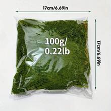 30/50/100/200g Césped artificial tipo alga, micro-césped verde, decoración de plantas para jarrón y alféizar de ventana, diseño de paisaje - multicolor - Ver 11