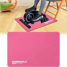 Non-Slip Workout Mat For Ellipse Leg Exerciser, Ellipse Machine Mat, Exercise Mat For Under Desk Ellipticals, Suitable For Electric Seated Feet Pedal Exerciser, Stability And Floor Protection - Pink - View 8