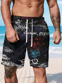 Men Beach Shorts - Multicolor - View 1