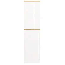 High-End Kitchen Unit With 12 Doors And Drawers (80 X 40 X 180 Cm), Modern Storage Unit For Snacks, Made Of MDF And Chipboard, Sideboard For Dining Room, Kitchen Or Living Room. - White - View 10
