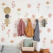 SURELIFE Bohemian Style Floral Wall Sticker, Watercolor Bedroom Living Room Home Decor, Removable PVC Sticker, Wall Art, Sticker, Wall Decal, Vinyl Sticker, Home Decor, Spring Decor, Renew Home, Rama Decor Sticker, Birthday Graduation Gift, Wall Decal, Room Decor, Home Decor, Wallpaper - Multicolor - View 13