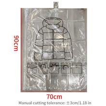 1pc Hanging Extra Large Vacuum Compression Storage Bag | Can Hold 10pcs Clothing, Thickened Material, Rectangular, No Electricity Needed - View 6