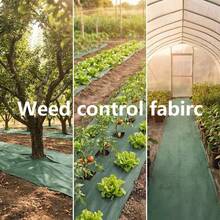 Control Tape With 11 Ground Pegs, Green And Black, Suitable For Greenhouses, Vegetable Gardens, Orchards, Courtyards, And Paths. Breathable And Water-Permeable, It Controls Weeds Beautifully, Is Easy To Lay, And Is Available In Multiple Sizes. - Y-lH - View 7
