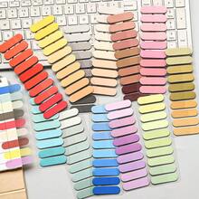 200pcs/Pack Transparent PET Gradient Index Tabs, Colorful Round Head PET Index Tabs, Vintage European & American Colors, Index Tabs, Morandi Color Sticky Notes, Indicator Tabs, Classification Marking Tabs - Multicolor - View 6
