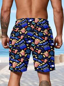 Men Beach Shorts - Multicolor - View 2
