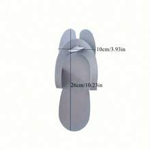 40pcs=20Pairs EVA Disposable Guest Slippers, Salon Spa Hotel Bulk Pack, Blue Pink, Soft Foot Bath Slippers, Indoor And Outdoor Use - Multicolor - View 5
