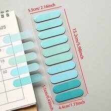 200pcs/Pack Transparent PET Gradient Index Tabs, Colorful Round Head PET Index Tabs, Vintage European & American Colors, Index Tabs, Morandi Color Sticky Notes, Indicator Tabs, Classification Marking Tabs - Multicolor - View 18