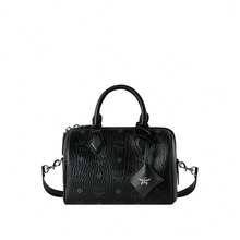 Mcm Ella Senior Visionary Lady Shoulder Strap Handbag - 黑色MWBFAEA03BK001 - 查看 11