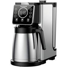 SHARDOR 2-In-1 Coffee Maker For Capsules & Grounds, Programmable 5 Cup Drip Coffee Machine With 95oz Reservoir, Hot & Iced Coffee Brewer, Stainless Steel Thermal Carafe, Strong Brew, Black - US A Type Plug(110-127V) - View 8